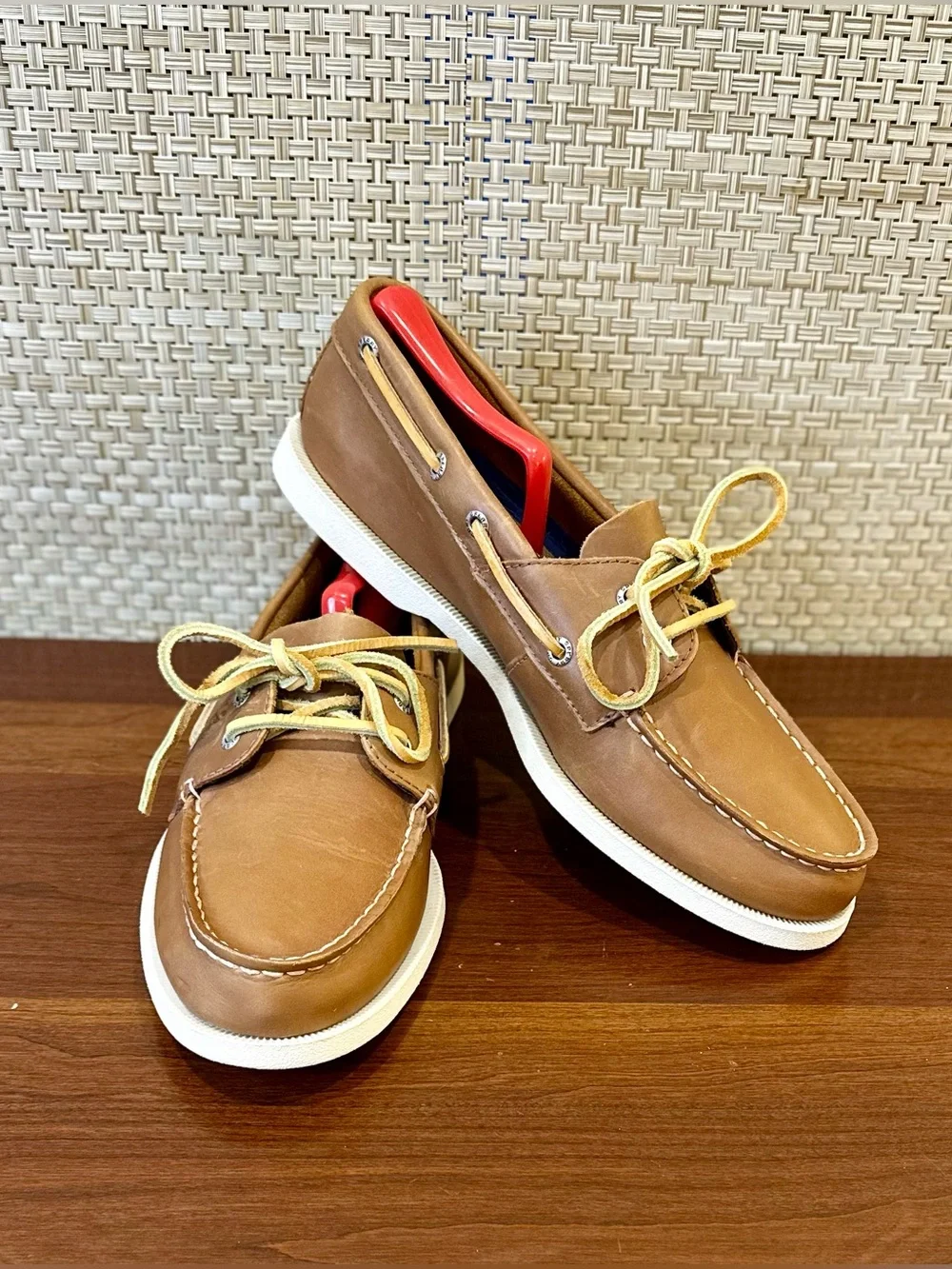 Sperry Top-Sider Men's Authentic Original 2-Eye Boat Shoes Sahara Size 10M